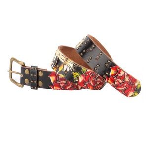 2 kids Ed hardy belts for kids both NWT and 1 hot topic belt NWOT